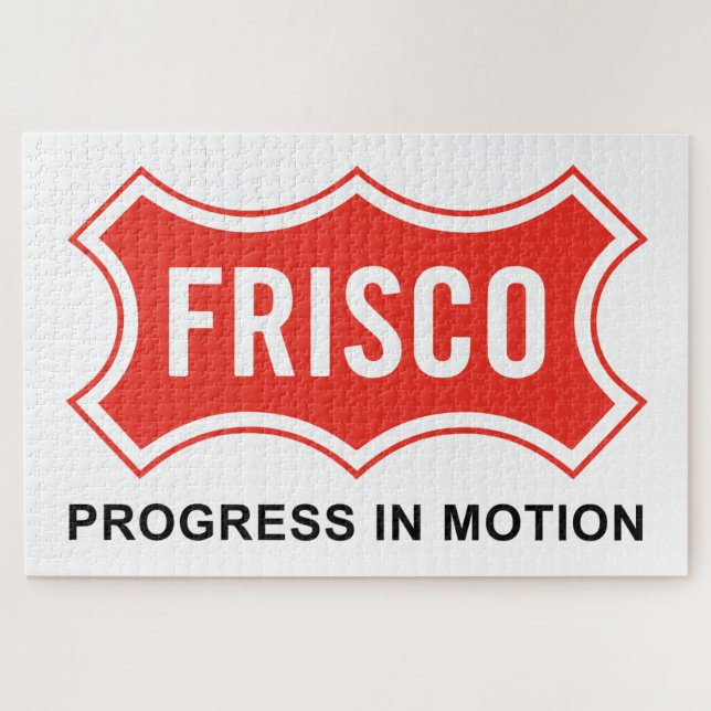 Flagge von Frisco (Texas City) Puzzle (Horizontal)