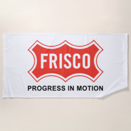 Flagge von Frisco (Texas City) Strandtuch