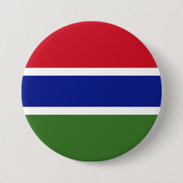 Flagge von Gambia Button