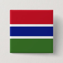 Flagge von Gambia Button