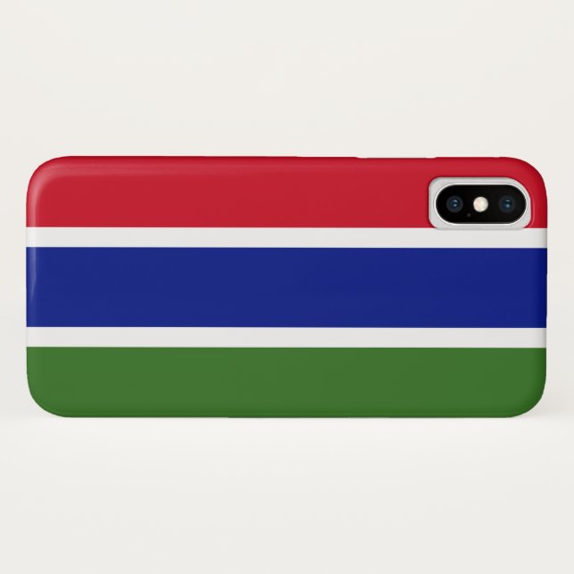 Flagge von Gambia Case-Mate iPhone Hülle (Rückseite (Horizontal))