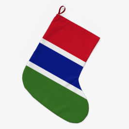 Flagge von Gambia Großer Weihnachtsstrumpf