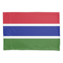 Flagge von Gambia Kissenbezug