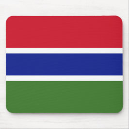 Flagge von Gambia Mousepad