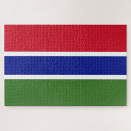 Flagge von Gambia Puzzle