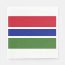 Flagge von Gambia Serviette