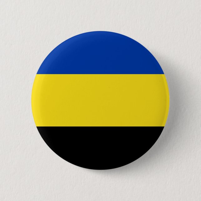 Flagge von Gelderland Button (Vorderseite)