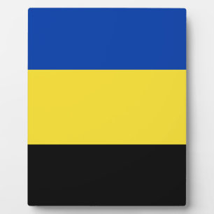 Flagge von Gelderland Fotoplatte