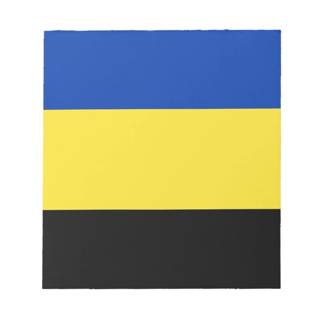 Flagge von Gelderland Notizblock (Vorderseite)