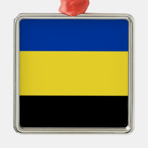 Flagge von Gelderland Silbernes Ornament