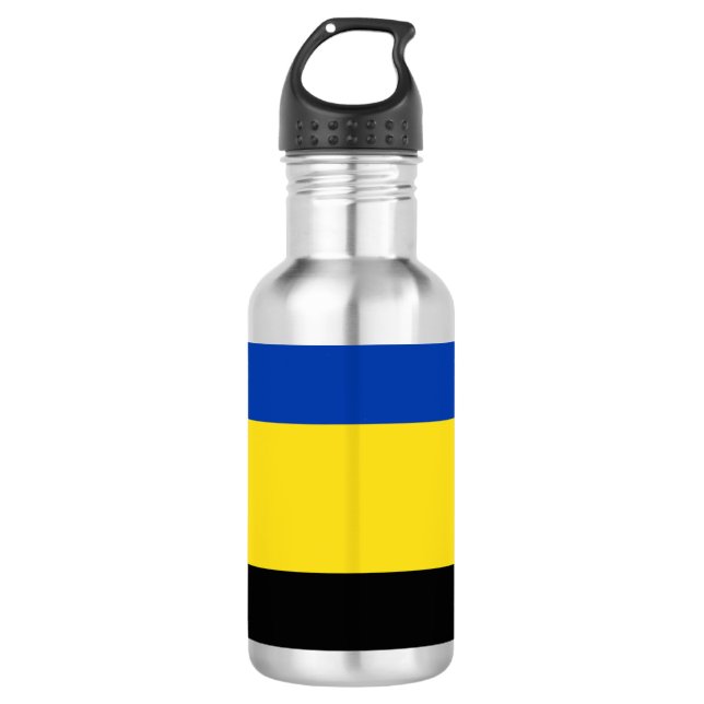 Flagge von Gelderland Trinkflasche (Vorderseite)