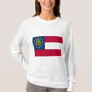 Flagge von Georgia T-Shirt