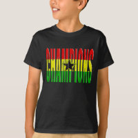 Flagge von Ghana Afrika 2010 Meister-Shirts