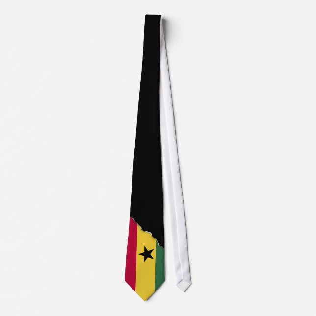 Flagge von Ghana Krawatte (Vorderseite)