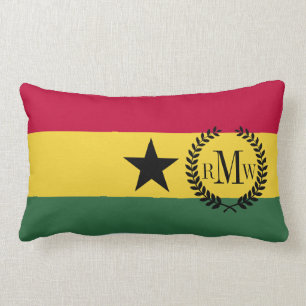 Flagge von Ghana Lendenkissen