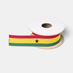 Flagge von Ghana Satinband