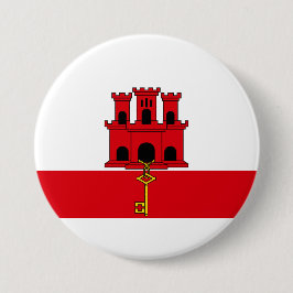Flagge von Gibraltar Button
