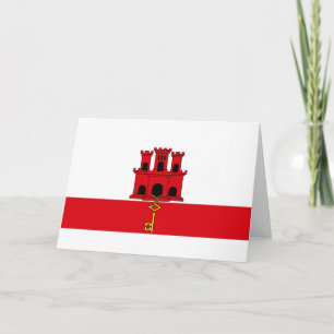 Flagge von Gibraltar Karte