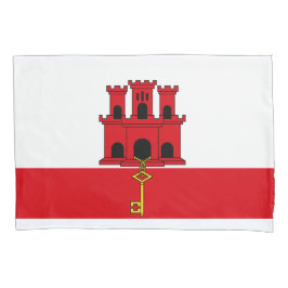 Flagge von Gibraltar Kissenbezug