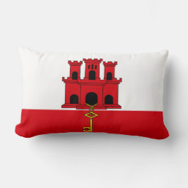 Flagge von Gibraltar Lendenkissen