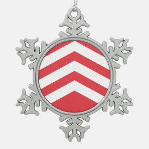 Flagge von Glamorgan Schneeflocken Zinn-Ornament