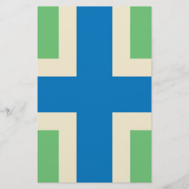 Flagge von Gloucestershire (Landkreis des Vereinig Briefpapier