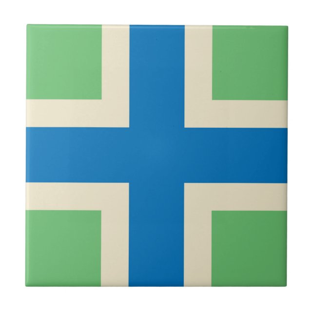 Flagge von Gloucestershire (Landkreis des Vereinig Fliese (Vorderseite)