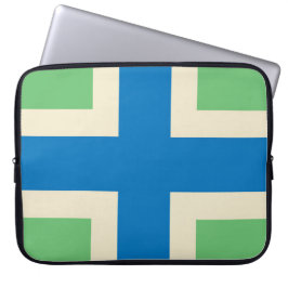 Flagge von Gloucestershire (Landkreis des Vereinig Laptopschutzhülle