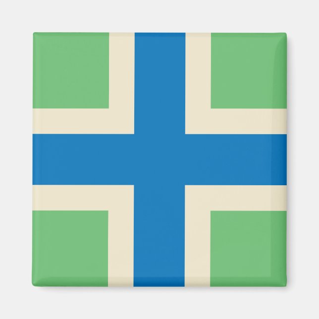 Flagge von Gloucestershire (Landkreis des Vereinig Magnet (Vorne)