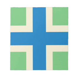 Flagge von Gloucestershire (Landkreis des Vereinig Notizblock
