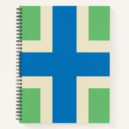 Flagge von Gloucestershire (Landkreis des Vereinig Notizbuch