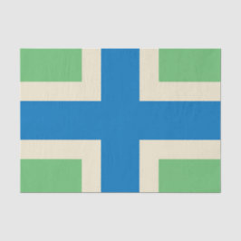 Flagge von Gloucestershire (Landkreis des Vereinig Seidenpapier