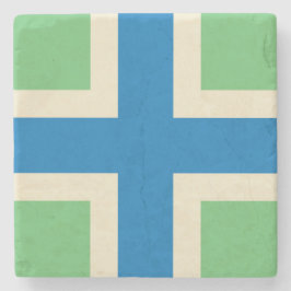 Flagge von Gloucestershire (Landkreis des Vereinig Steinuntersetzer