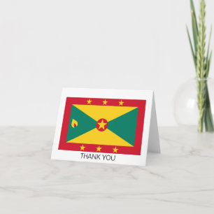 Flagge von Grenada Dankeskarte