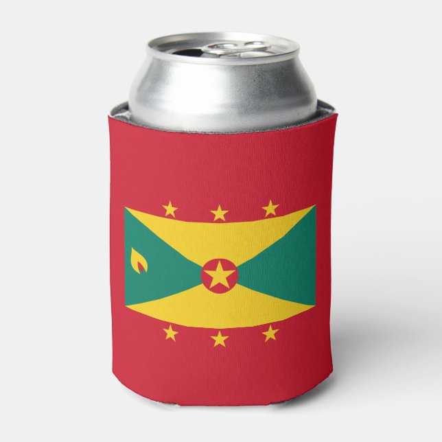 Flagge von Grenada Dosenkühler (Kanne Vorderseite)