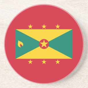 Flagge von Grenada Getränkeuntersetzer