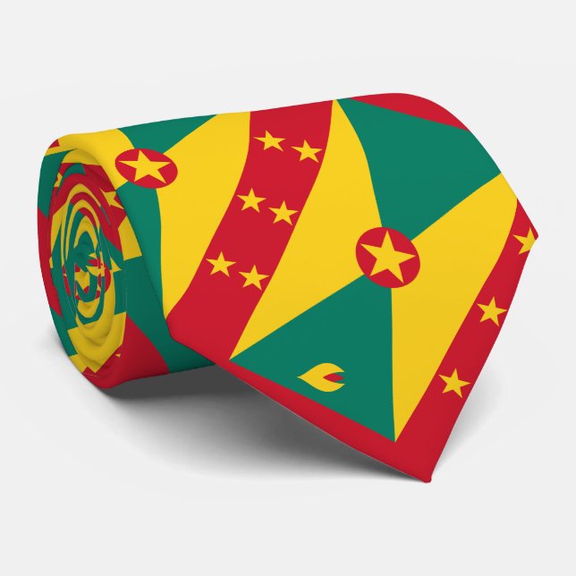 Flagge von Grenada Krawatte (Gerollt)