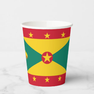 Flagge von Grenada Pappbecher