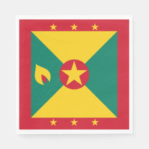Flagge von Grenada Serviette