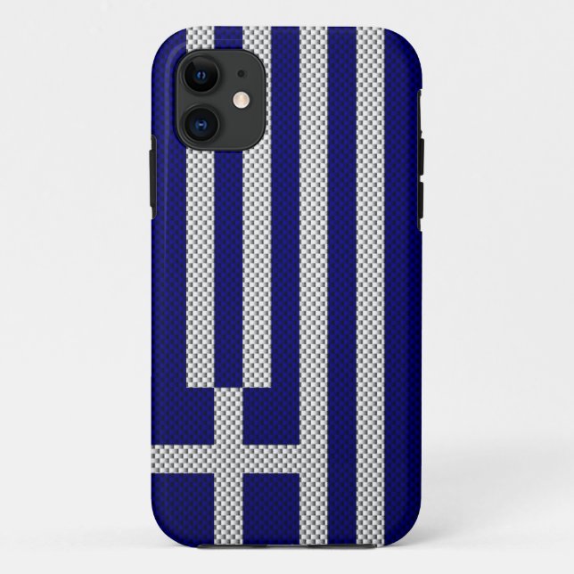 Flagge von Griechenland mit Case-Mate iPhone Hülle (Rückseite)