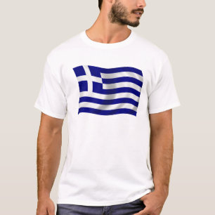 Flagge von Griechenland T-Shirt