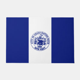 Flagge von Großzügen (Stadt Michigan) Fußmatte