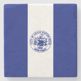 Flagge von Großzügen (Stadt Michigan) Steinuntersetzer