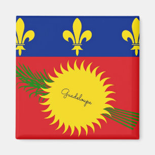 Flagge von Guadeloupe Magnet