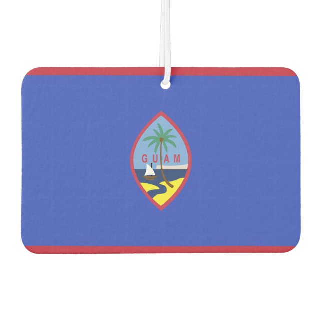 Flagge von Guam Autolufterfrischer (Vorderseite)