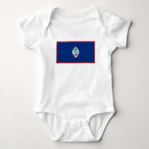 Flagge von Guam Baby Strampler