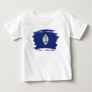 Flagge von Guam Baby T-shirt