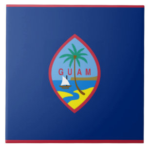 Flagge von Guam Fliese