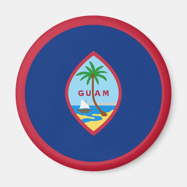 Flagge von Guam Magnet (Vorne)