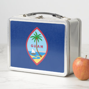 Flagge von Guam Metall Brotdose